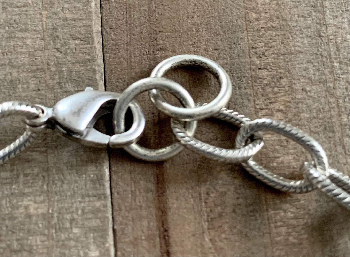 Ocean Hues- aqua gemstone chain bracelet